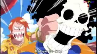 Funny moment Brook the living skeleton can fart and balch too - One Piece Funny