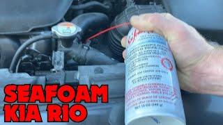 How To Clean a GDI Motor with Seafoam Spray  Kia Rio 2012 - 2017