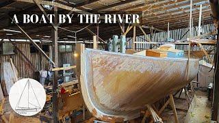 50th Episode building our 40ft wooden sailing boat Finishing the sliding hatch and painting  EP50