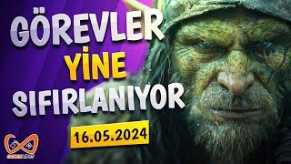 GÖREVLER YİNE SIFIRLANIYOR  16.05.2024 Güncelleme Notları  Knight Online