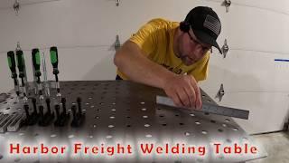 Harbor Freight Titanium Welding Table Assembly and Initial Impressions - Can I Add Wheels?