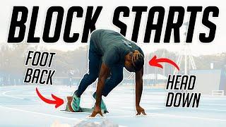 How To Get FASTER at BLOCK STARTS  Noah Lyles