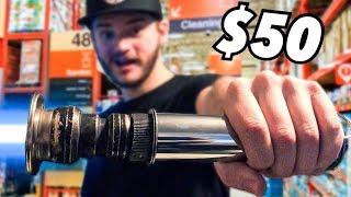 Building a STAR WARS  Galaxys Edge LIGHTSABER for $50