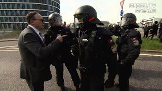 AfD-Parteitag in Stuttgart Spießrutenlauf für die Delegierten  SPIEGEL TV