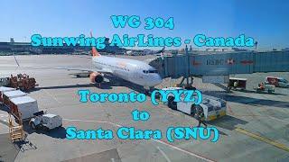 Sunwing WG 304 - Canada Toronto YYZ to Cuba Santa Clara SNU