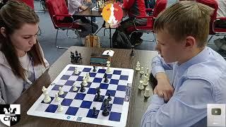 WFM Fatality 2016 vs V. Rudykh 1708. Baikal. Irkutsk. Chess Fight Night. CFN. Blitz