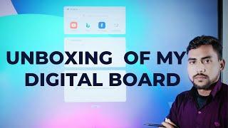 Digital board unboxingMaxhub digital board