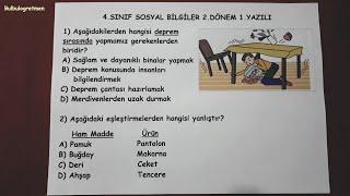 4.sınıf sosyal bilgiler 2.dönem 1.yazılı  @Bulbulogretmen  #sosyal #yazılı #sınav #4sınıf #keşfet