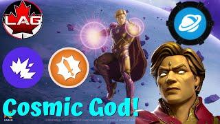 Adam Warlock New Cosmic God 6-Star Rank 4 Gameplay OP or Balanced? - Marvel Contest of Champions