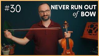 My favorite bow arm trick for more sound  Violin Technique