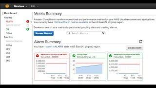 Setting AWS Billing Alarms