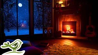Sleep & Meditation Radio ‍️Deep Ambient Music with Fireplace 247