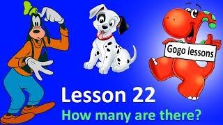 English Lesson 22 – How many are there? Count to 100  ENGLISH VIDEO COURSE FOR KIDS