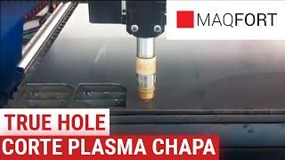 Máquinas Corte Plasma CNC Chapa  com tecnologia True Hole