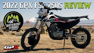 2022 GPX FSE 250S Review  Riding Footage and Overall Thoughts  Different Stroke Motorsports