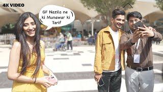 Munawar Faruqui with GF Nazila Sitashi arrives at Mumbai Airport  FULL VIDEO  Reacts on KKK12  4K