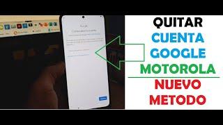 quitar cuenta google Moto E13 eliminar frp  nuevo parche seguridad  android 13