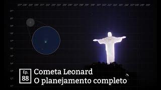 Como fotografei o cometa Leonard com o Cristo Redentor