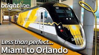 A Less Than Perfect Premium Ride - Miami to Orlando With Brightline