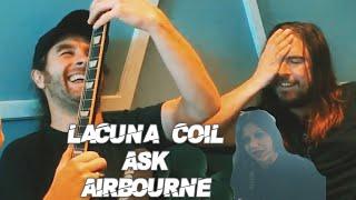 Cristina of Lacuna Coil ask Airbourne  www.pitcam.tv