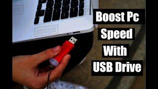 #pc  How to speed up PC using USB drive  how to boost pc speed with usb