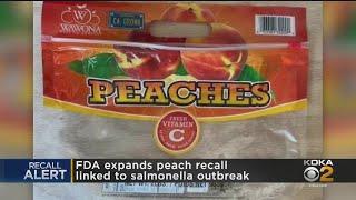 FDA Prima Wawona Peaches Recall Expanded After Possible Salmonella Outbreak