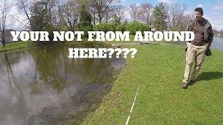 Guy Tries To Kick Me Out For Fishing In My Own Pond???