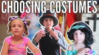 Choosing Their Own Halloween Costumes  Halloween Throwback Vlog