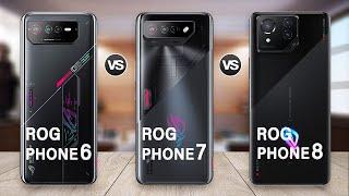 ROG Phone 8 Vs ROG Phone 7 Vs ROG Phone 6 Full Review