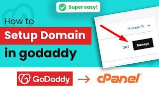 How to domain setup GoDaddy 2024  Initial Solution