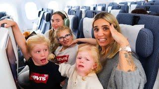 7 Hour Flight with 4 Kids