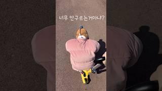 킥보드 타고 산책하는중에  #육아 #23개월아기