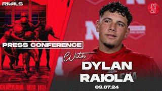 Nebraska Football Dylan Raiola after beating Colorado Sept. 7 2024