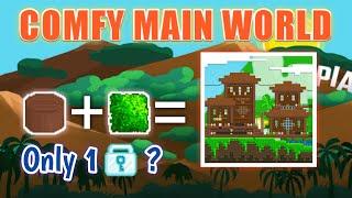 Comfy Main World Only 1 DL  Growtopia World Design