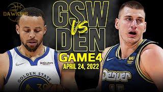 Golden State Warriors vs Denver Nuggets Game 4 Full Highlights  2022 WCR1  FreeDawkins