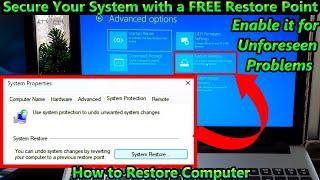 How to Restore Computer  Secure your System with a FREE Restore PointEasy Steps