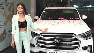 Sherlyn Chopra Take The Delivery Of New Car MG Gloster  Bollywood Mastiz