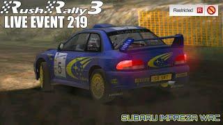 IF IN DOUBT FLAT OUT Driving on the limit  Rush Rally 3 - Live Event 219