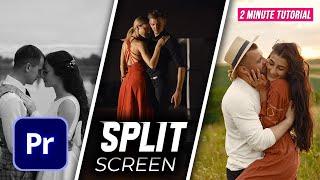 Split Screen Tutorial in 2 minutes  Premiere Pro CC