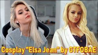 GTFOBAE Cosplay Elsa Jean 2019  Русская Эльза Джин В Чулочках