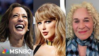 Her platform is huge Carole King reacts to Taylor Swifts Harris endorsement