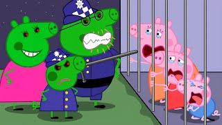 Peppa Pig Family Escape From Zombies‍️??  Peppa Pig Funny Animation