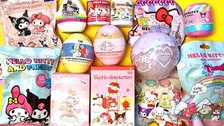 ASMR HELLO KITTY TOYS SURPRISE UNBOXING  Sanrio Mystery Blind Boxes mini toys