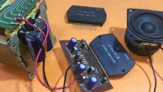 Stk amplifier circuit diagram stk4141 to stk4191