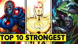 Top 10 Strongest Characters in The DC Universe
