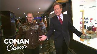 Conan Spends $400 At Rockefeller Center  Late Night with Conan O’Brien