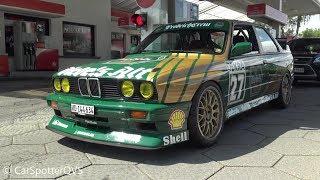 BMW M3 E30 with M5 E39 S62 V8 Engine - Start up REVS and POWERSLIDE at the Nürburgring