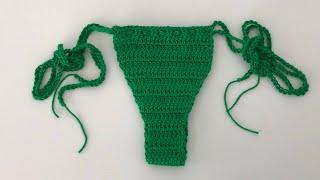 Crochet bikini bottom Tutorial beginners friendly