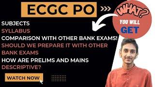 ECGC PO exam strategy  Should you prepare for it with other bank exams?