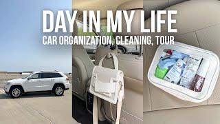 ORGANIZE & CLEAN MY CAR WITH ME amazon car essentials car organization tips